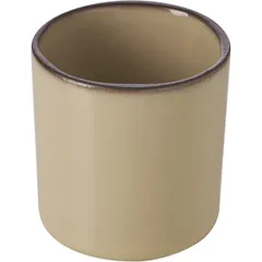 Glass for hot drinks “Karakter” ceramics 80ml D=58,H=58mm beige,brown.