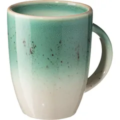 Кружка «Эрбосо Реативо» фарфор 300мл D=80,H=105мм изумруд.,бежев., изображение 3