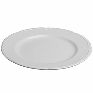 Блюдо «Увертюра» круглое фарфор D=300,H=25мм белый, Диаметр (мм): 300