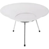 Емкость фуршетная «Вайт Сатин» на металлической подставке стекло,сталь D=40/25,H=24,5см матовый,мета