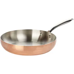 Frying pan 3-layer copper  stainless steel, aluminum  D=24, H=5cm