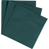 Салфетки бумажные «Папирус» 33*33см[300шт] бум. салфет. ,H=12,L=33,B=16,5см зелен.