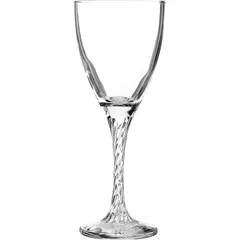 Wine glass “Twist” glass 205ml D=74,H=190mm clear.