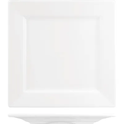 Тарелка «Кунстверк» квадратная фарфор ,H=25,L=270,B=270мм белый, Длина (мм): 270