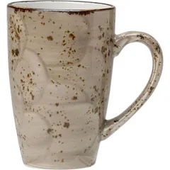 Mug “Kraft Porcini”  porcelain  D=7, H=11, L=11cm  beige.