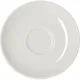 Блюдце «Опшенс» фарфор D=120/37,H=13мм белый