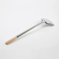 Лопатка кухонная с деревянной ручкой сталь нерж.,дерево ,L=47,5/10,5,B=12см, изображение 2