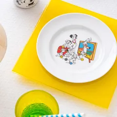 Тарелка «Далматинцы» мелкая детская фарфор D=17,5см белый, изображение 4