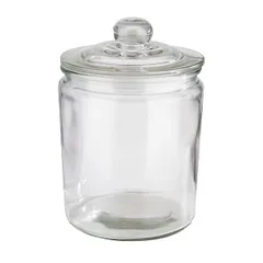 Банка «Классик» круглая с крышкой стекло,стекло 2л D=14,H=21,5см прозр.