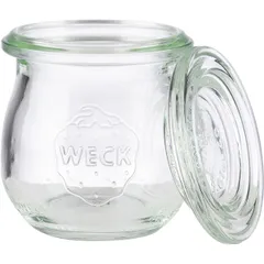 Feed container with lid “Vek” glass 75ml D=55,H=60mm