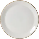 Тарелка «Браун Дэппл» мелкая фарфор D=20,H=2см белый,коричнев.