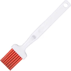 Pastry brush silicone white,red
