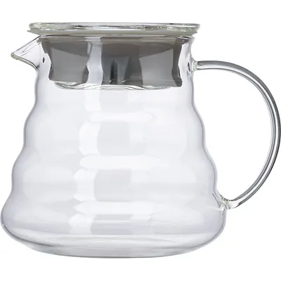 Чайник «Идзуми» с силиконовой прокладкой термост.стекло 0,5л D=110/75мм, Объем по данным поставщика (мл): 500
