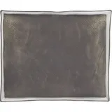 Блюдо «Сольстис Мун Лайт» прямоугольное фарфор ,H=15,L=210,B=175мм серый,черный