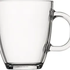 Mug “Bistro” glass 350ml D=90,H=115,B=120mm clear.