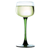 Бокал для вина «Вин дю Рин» стекло 150мл D=6,H=16см прозр.,зелен.