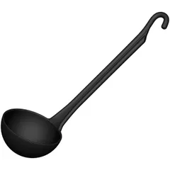 Ladle plastic 250ml D=105,H=50,L=360mm black