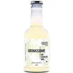 Напиток безалкогольный «Сухое игристое вино» стекло 200мл белый