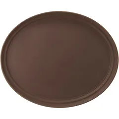 Rubberized oval tray “Prootel”  fiberglass , L=63, B=52cm  brown.