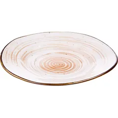 Блюдце для бульонной чашки «Пастораль» для P6136515-S-SH113 фарфор D=15,5см оранжев., изображение 4