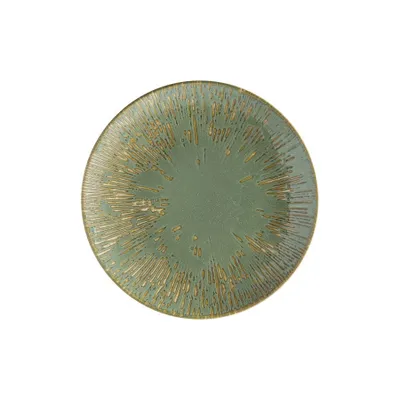 Тарелка d=230 мм. Снэл Зеленый чай /1/12/