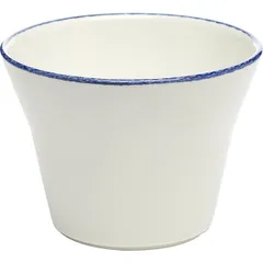 Salad bowl “Blue Dapple” porcelain 426ml D=115,H=80mm white,blue