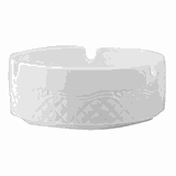 Пепельница «Афродита» фарфор D=10,H=4см белый