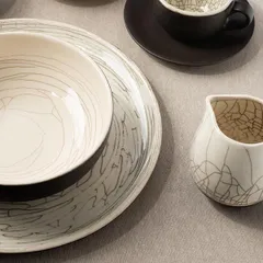 Соусник «День и ночь» керамика 350мл D=11,H=6см белый,черный, изображение 3