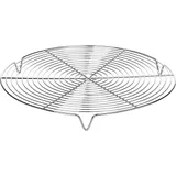 Решетка на ножках сталь хромир. D=28см металлич.