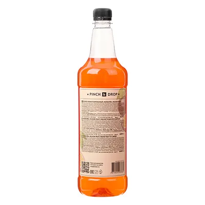 Сироп «Маракуйя» Pinch&Drop пластик 1л D=83,H=267мм, Состояние товара: Новый, Вкус: Маракуйя, Материал: Пластик, Объем по данным поставщика (мл): 1000, изображение 2