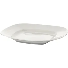 Тарелка «Рита» квадратная с закругленными краями фарфор ,H=3,L=28,B=28см белый, изображение 2