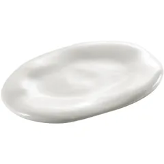 Тарелка «Нуагес» мелкая фарфор ,L=16,B=12см белый