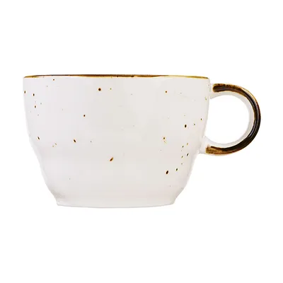 Чашка чайная «Пастораль» фарфор 190мл D=85/53,H=55мм оранжев., Цвет: Оранжевый