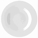 Тарелка глубокая «Джейд» кост.фарф. ,L=24см белый