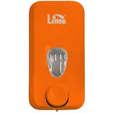 Диспенсер для жидкого мыла заливной 1л оранжев.