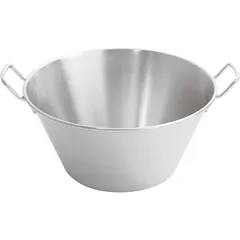 Bowl 2 handles  stainless steel  17 l  D=40, H=20cm