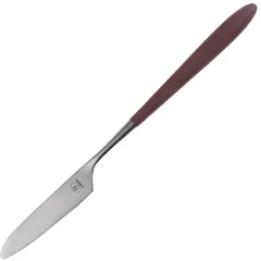 Table knife "Gaya"  stainless steel  dark gray.