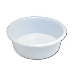 Container for dough  polyethylene  19 l  D=48, H=15 cm  white