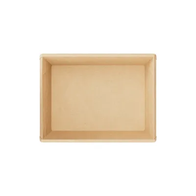 Контейнер бумажный OneClick картон 0,5л ,H=45,L=120,B=160мм св.корич., Цвет: Светло-коричневый, Объем по данным поставщика (мл): 500, изображение 4