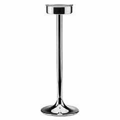 Подставка для ведра для шампанского «Екселлент» напольная сталь нерж. D=24,5/15,H=68,B=17см металлич