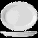 Блюдо «Акапулько» овальное фарфор ,H=4,L=36,B=28см белый
