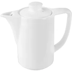 Coffee pot “Kunstwerk”  porcelain  0.88 l  D=86, H=165, L=171 mm  white