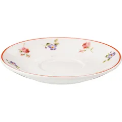 Набор посуды «Поэма Камарг» кофейная пара (чашка + блюдце)[6шт] фарфор 100мл D=6/12,H=5см белый,розо, изображение 3