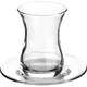 Стакан для чая + розетка стекло 160мл ,H=95мм прозр., изображение 2