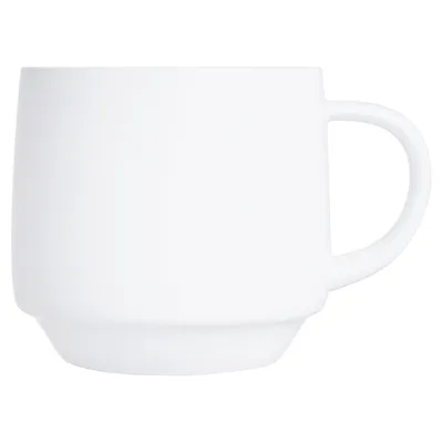 Чашка чайная «Интэнсити Барил» стекло 250мл D=75,H=80мм белый