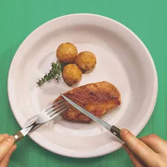 Вилка столовая «Традиционал» с деревянной ручкой набор[3шт] сталь,дерево ,L=190/65,B=10мм тем.корич., изображение 3