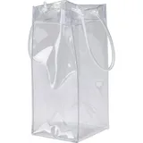 Пакет д/вина пластик ,L=25см прозр.