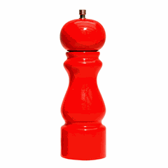 Мельница для соли метал.мех. бук D=65,H=200мм красный