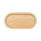 Блюдо для подачи «Эр-гоу!» овальное ясень ,H=2,L=22,B=11см св. дерево