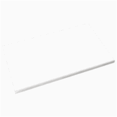 Доска разделочная пластик ,H=2,L=40,B=30см белый